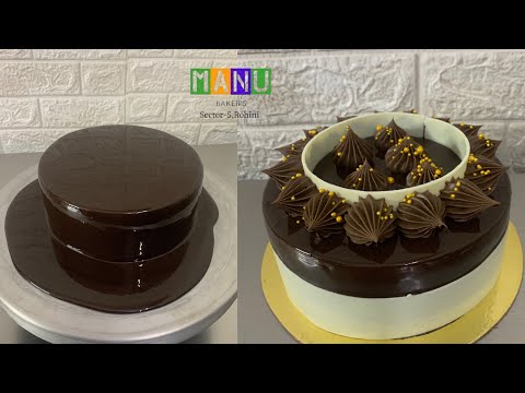 Ultimate Chocolate Glaze Cake | Designer Cake by Manu Bakers Rohini