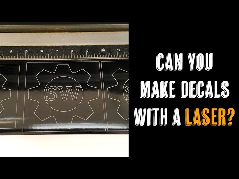 How to Laser Cut a Vinyl Sticker – Sample Decal Design File Available