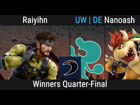 Raiyihn (Snake) VS UW | DE | Nanoash (Mr. G&W, Bowser) | Crow's Nest #1 - SSBU Winners Quarters
