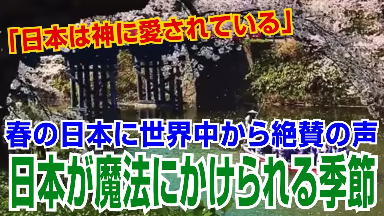 【海外の反応】感動「日本は神に愛されている」 春の日本が美しすぎると世界中から絶賛の声【海外の反応Lab】