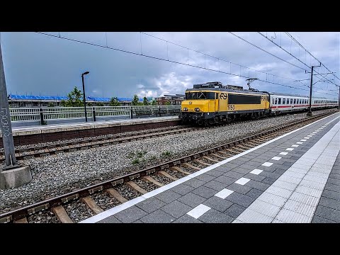 IC Berlin - Amsterdam seriously flying through Kampen-Zuid - Fly-by -