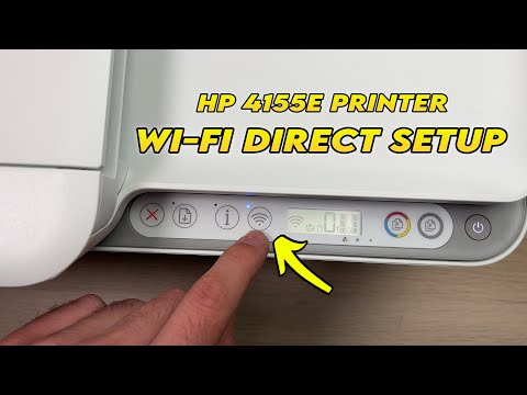 HP Deskjet 4155e Printer: Wi-Fi Direct Setup