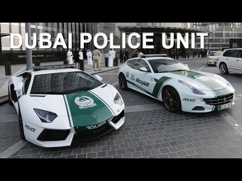 Luxury Super Dubai Police Cars - Lamborghini - Ferrari