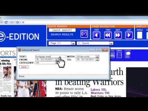 San Gabriel Valley Tribune E Edition Tutorial