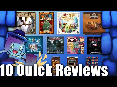 10 Quick Reviews   with Tom Vasel