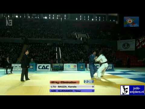 Karolis Bauza (LTU) - Timur Alikhanov (AZE) [-90kg]