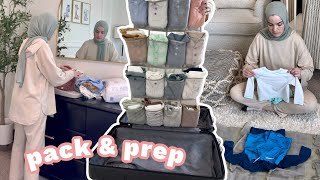 PACK & PREP WITH ME! WE ARE LEAVING THE U.S | Ramadan Vlog