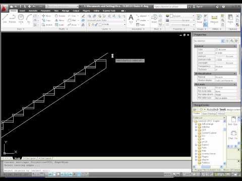 AutoCAD Week 3, Drafting a Stair Elevation, Part 4