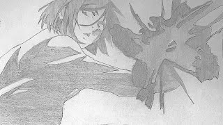 【制作状況】呪術廻戦の釘崎野薔薇のシーンを描いてる途中です。
