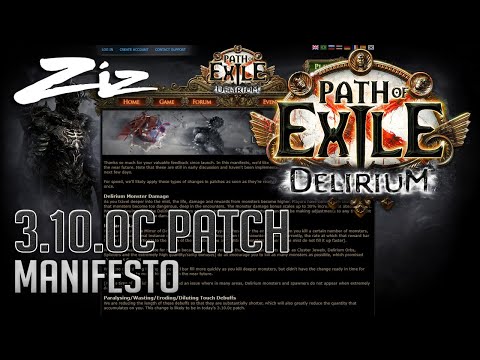 3.10.0c Patch Manifesto - Path of Exile - Delirium