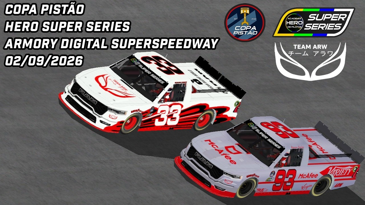 COPA PISTÃO (HERO SUPER SERIES) ETAPA 15 - ARMORY DIGITAL SUPERSPEEDWAY