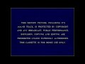 Walt Disney Home Video Warning Screen 1986 1990 UK