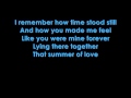 Martina McBride - Summer Of Love lyrics 