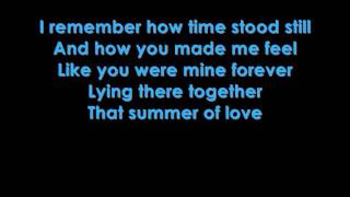 Martina McBride - Summer Of Love lyrics
