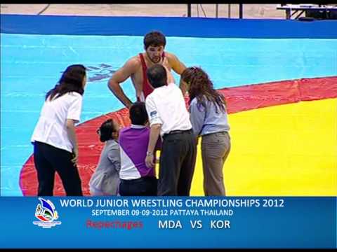 WORLD JUNIOR WRESTLING CHAMPIONSHIPS 2012_MDA VS KOR
