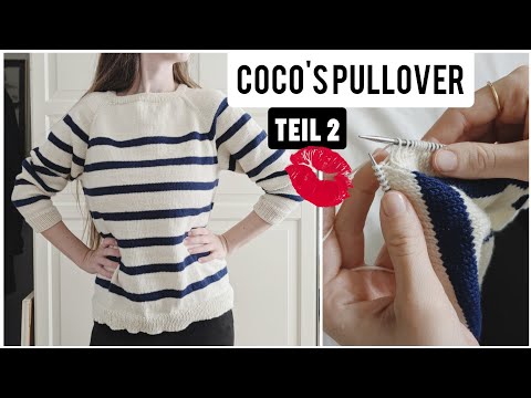 Knitting a raglan sweater - easy instructions for beginners