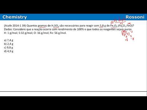 Acafe 2014-1 Medicina Q39 - Estequiometria de misturas