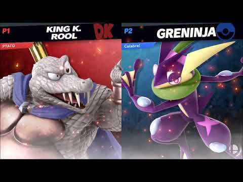 Calabrel (Greninja) vs DarkP0tat0 (King K Rool) 4 - Smash Ultimate 13.0.1