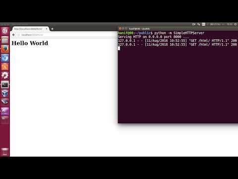 SimpleHTTPServer: a simple HTTP server module in python 2