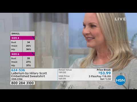 LaBellum by Hillary Scott Embellished Sweatshirt