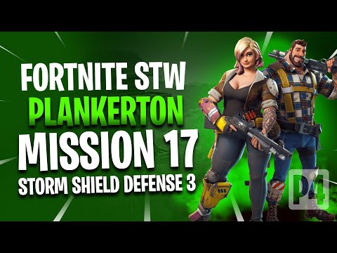 Plankerton Mission 17 Storm Shield Defense 3 (Walkthrough/Gameplay)