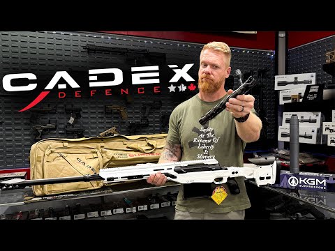 Cadex Denfence CDX-30 with some extra goodies 👀 #precisionrifle #wilcox #suppressor #nightforce