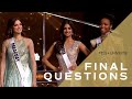 The 70th MISS UNIVERSE Top 3's Final Questions | Miss Universe