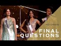 The 70th MISS UNIVERSE Top 3 S Final Questions Miss Universe
