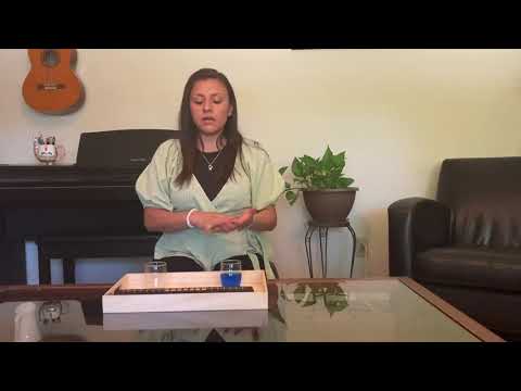 Transferring water with a dropper