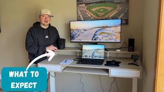 What to Expect | HUANUO Electric Standing Desk with Keyboard Tray