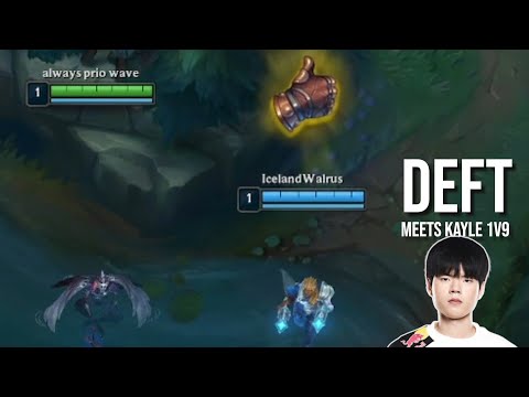DEFT MEETS KAYLE 1V9 IN EUW