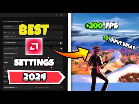 The BEST AMD settings for FORTNITE in 2024! | (FPS Boost & more)