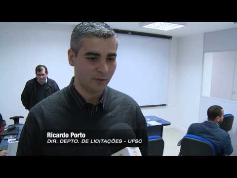 Universidade Já: primeira transmissão de licitação da UFSC pela internet