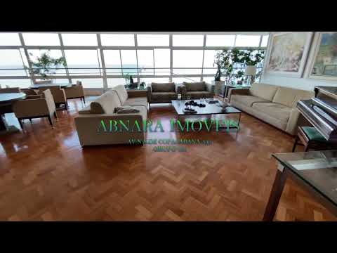 ABNARA IMOVEIS- Apartamento lindo com vista imponente da Avenida Atlântica!
