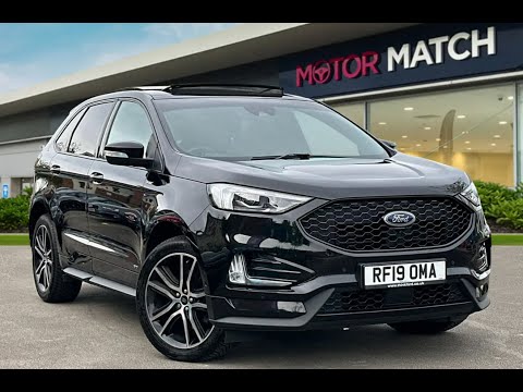 Used Ford Edge ST-Line 2.0 EcoBlue Auto AWD in Black - RF19OMA - Motor Match Crewe
