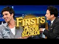 Jacob Elordi Reveals His First Celebrity Crush Was Brad Pitt Tonight Show Firsts The Tonight Show