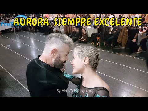 Excelente siempre, tango show Aurora Lubliz, Claudio Gonzalez en Abrazo de Tango milonga