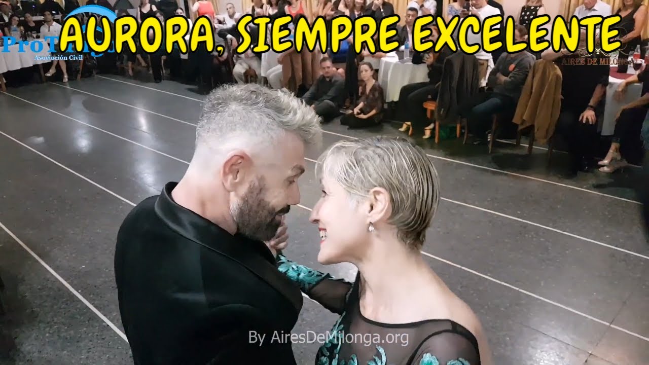 Excelente siempre, tango show Aurora Lubliz, Claudio Gonzalez en Abrazo de Tango milonga