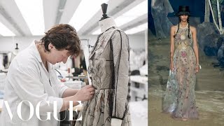 How a Dior Dress Is Made, From Sketches to the Runway | Sketch to Dress | Vogue