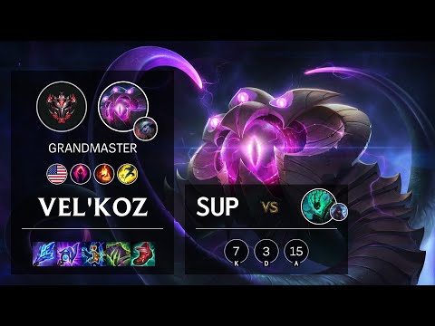 Vel'Koz Support vs Thresh - NA Grandmaster Patch 11.13