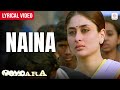 Naina Lyrical Video Ajay Devgan Kareena Kapoor Vishal Bhardwaj Rahat Fateh Ali Khan Omkara