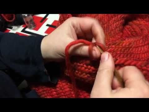 Oslo F1 at normal speed - Nalbinding / Needle-binding by Karin Byom