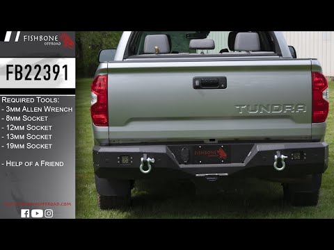 FB22391 2014-2021 Toyota Tundra Rear Bumper Installation Guide