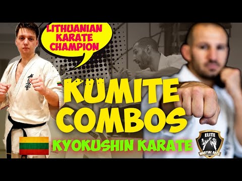 Top 3 Most effective FIGHT COMBOS in KYOKUSHIN Karate👊🇯🇵⛩