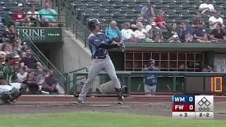 Ulrich Bojarski - Homerun for West Michigan Whitecaps