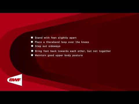 CE2M8V67 - Exercices avec élastiques - Abducteurs (pas chassés)