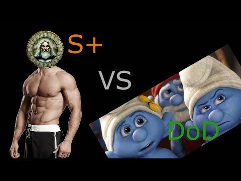 Flame & Adhafang VS DoD Smurfs - Age of Mythology