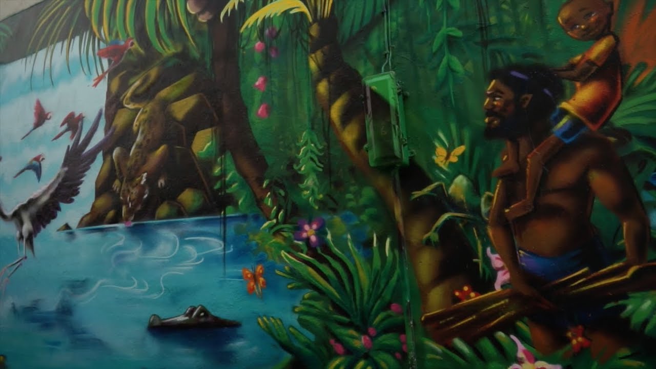 The Amazon rainforest mural a touch of paradise in st leonards