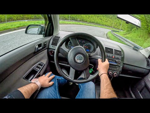 2003 Volkswagen Polo [1.4 TDI 75HP] |0-100| POV Test Drive #1704 Joe Black