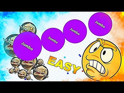HOW TO DESTROY TEAMS IN AGARIO [EASY] - Agar.io solo